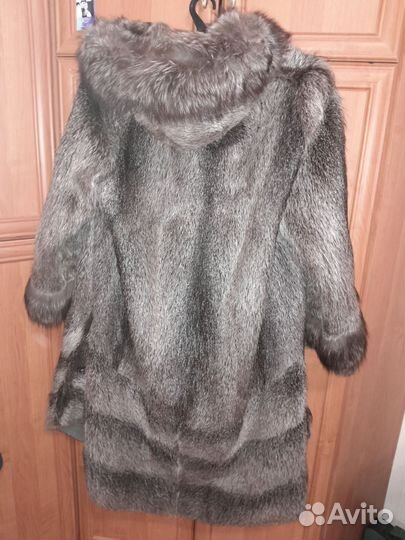 Шуба натуральная нутриевая