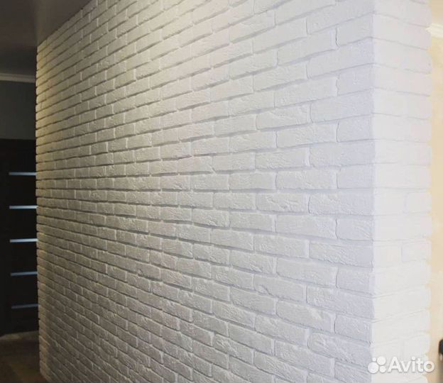 Декоративный кирпич. Укладка гипсовой плитки