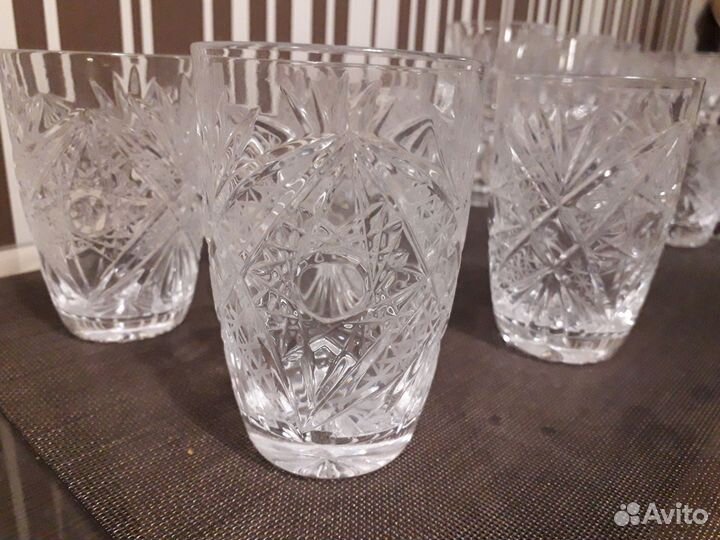 Хрустальные фужеры, стопки СССР