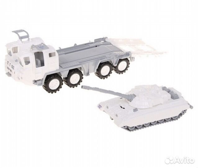 Военный тягач с танком «Арктика»