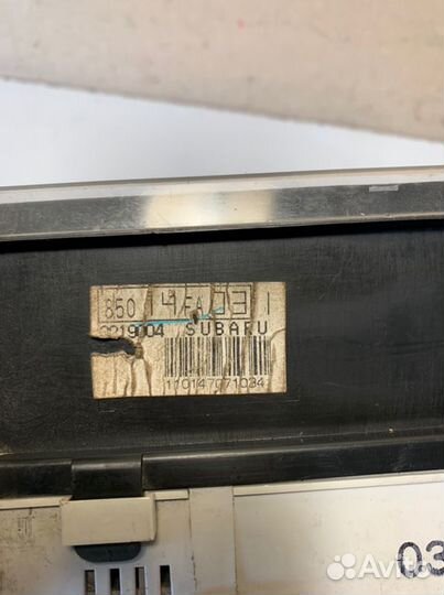 Щиток приборов Subaru Impreza EJ15