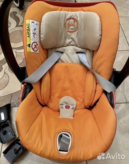 Автолюлька Cybex Aton Q и база isofix