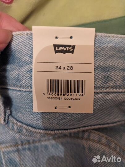 Джинсы Levi's 501 crop 24/28 новые