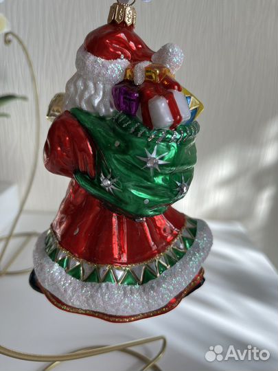 Елочные игрушки Дед мороз Польша