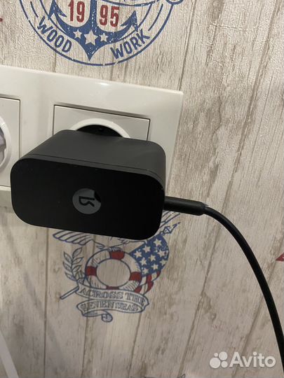 Яндекс станция мини 2 с часами синяя