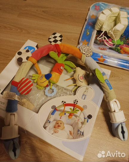 Акваковрик, круг на шею, дуга, чепчик для купания