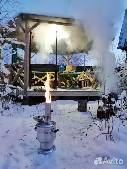 Турецкий самовар на дровах