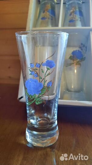 Стеклянные стаканы новые