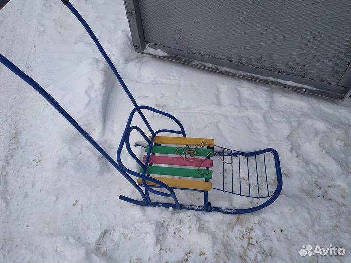 Детские зимние санки