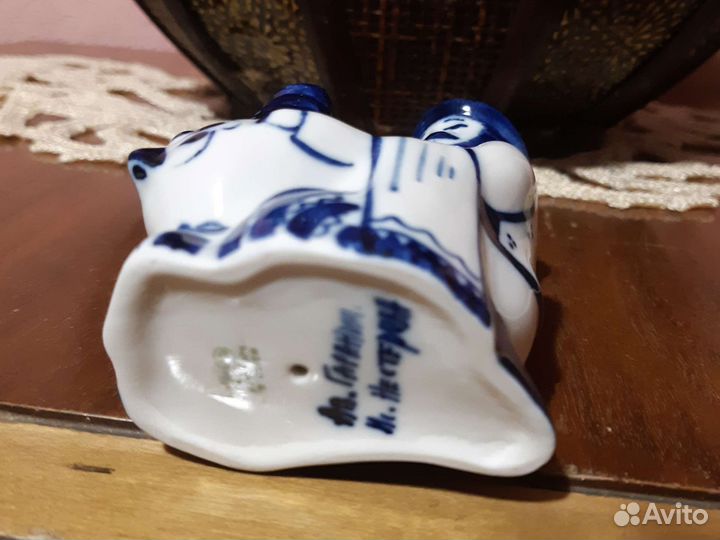 Гжель фарфор статуэтки