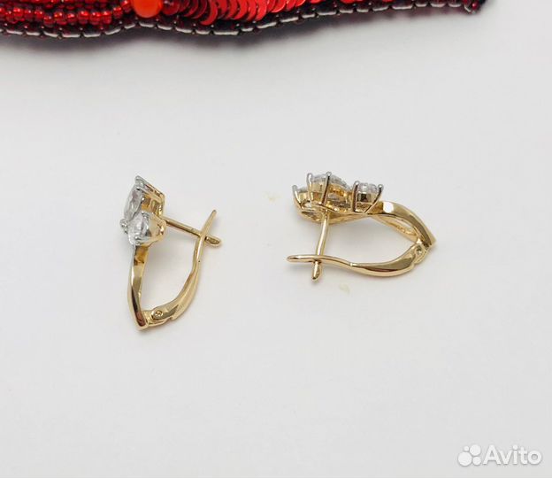 Серьги из медицинского сплава