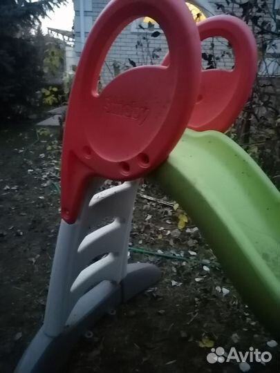 Детская горка пластиковая Smoby уличная