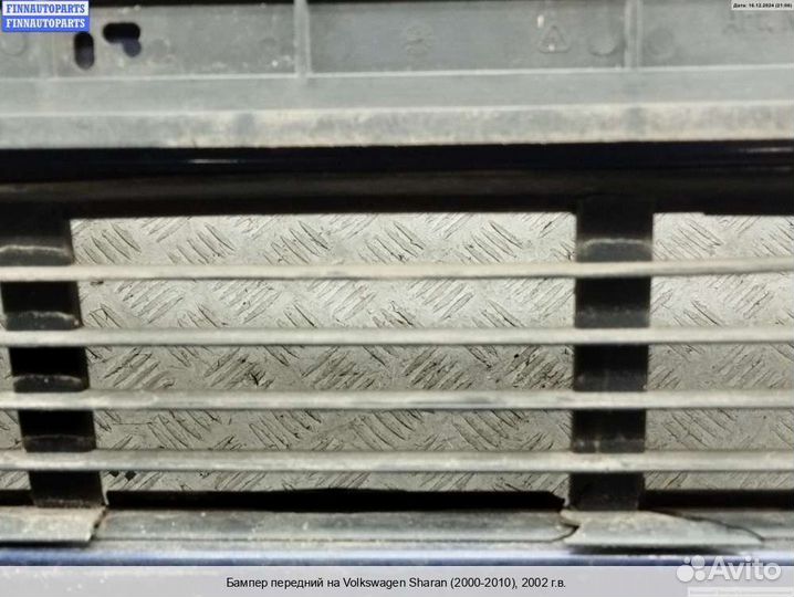 Бампер передний перед Volkswagen Sharan I (7M), 2002 Дизель