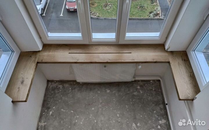 Подоконник деревянный