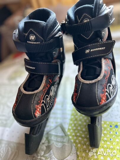 Коньки детские раздвижные 26-30