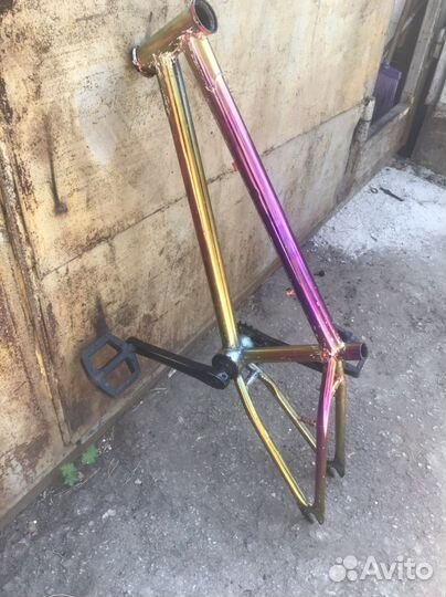 Рама с кареткой на бмх