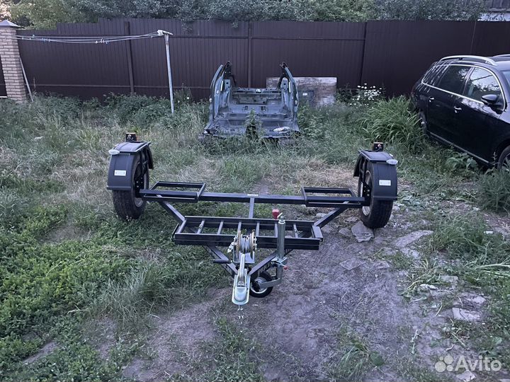 Прицеп подкат эвакуатор в аренду жесткая сцепка