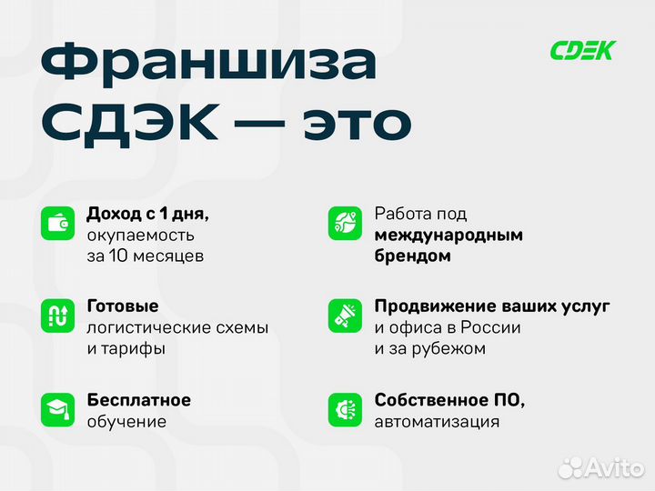 Франшиза / Готовый бизнес в Малых Дербетах
