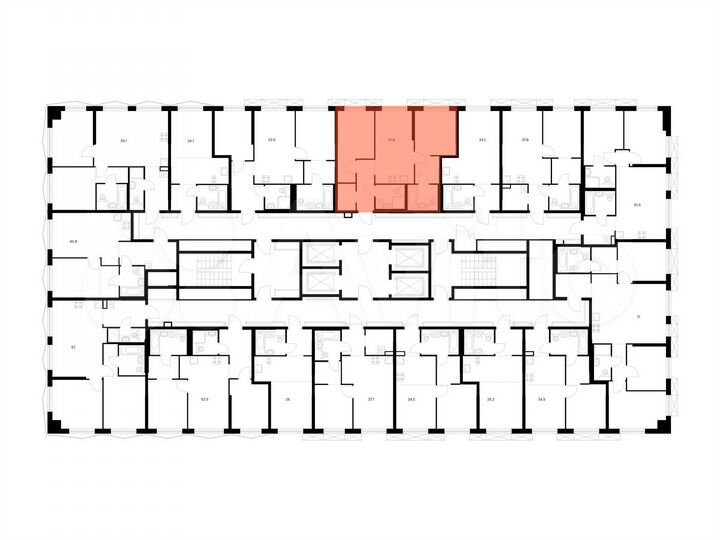 2-к. квартира, 51,9 м², 14/31 эт.