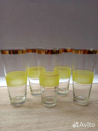 Стаканы коктейльные винтаж