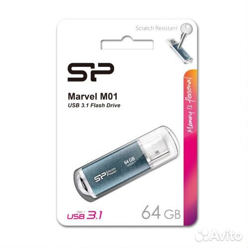 Flash Usb 3.0 Siliсon Power Marvel M01 на 64GB