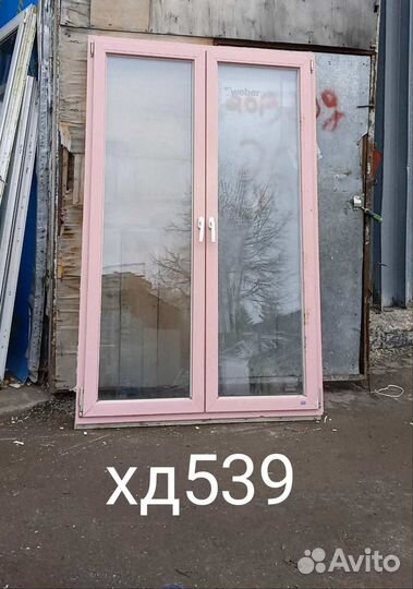 Дверь пластиковая штульповая Б/У 2100(в)х1350(ш)