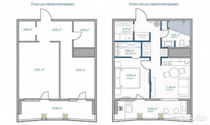 Перепланировка квартиры