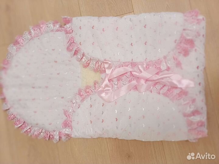 Конверт на выписку для девочки зима