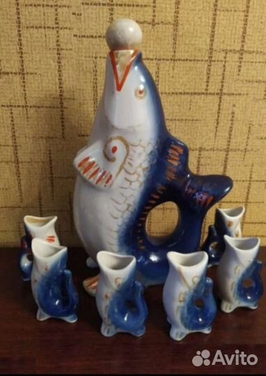 Штоф со стопками СССР