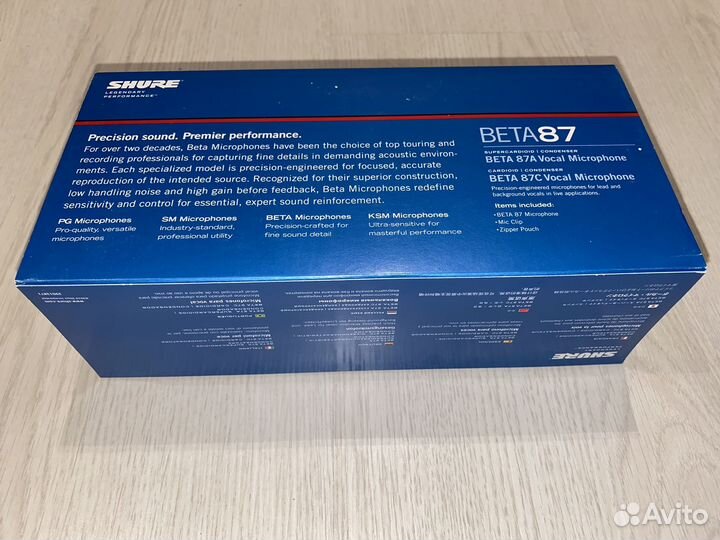 Новый микрофон Shure Beta 87A