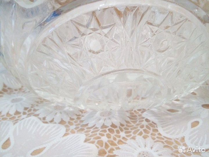 Ваза хрустальная под фрукты и не только