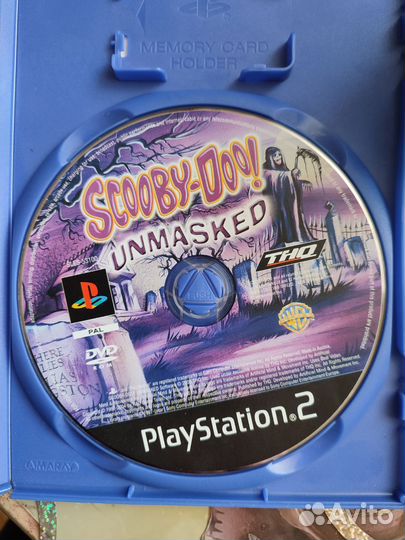 Игровой диск на ps2 Скуби-Ду без маски