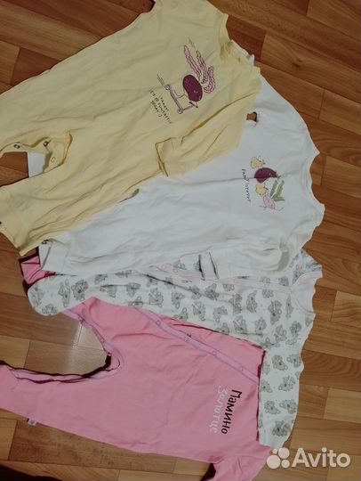 Вещи пакетом на девочку 68-74