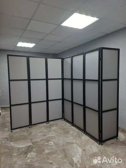 Ширма перегородка для салона красоты двухсторонняя