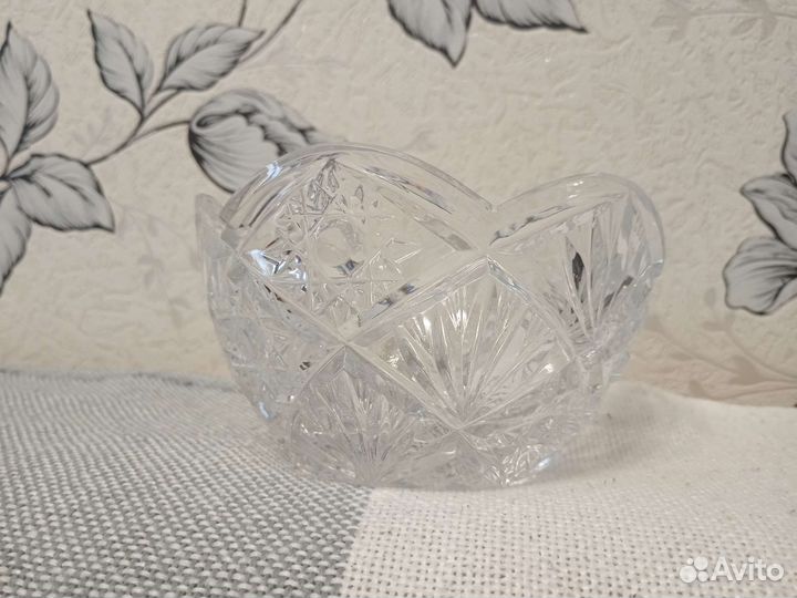Салатник хрустальный