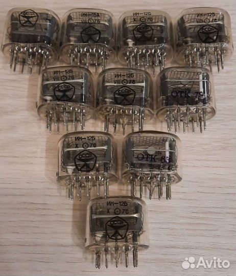 Газоразрядные индикаторы ин-12Б