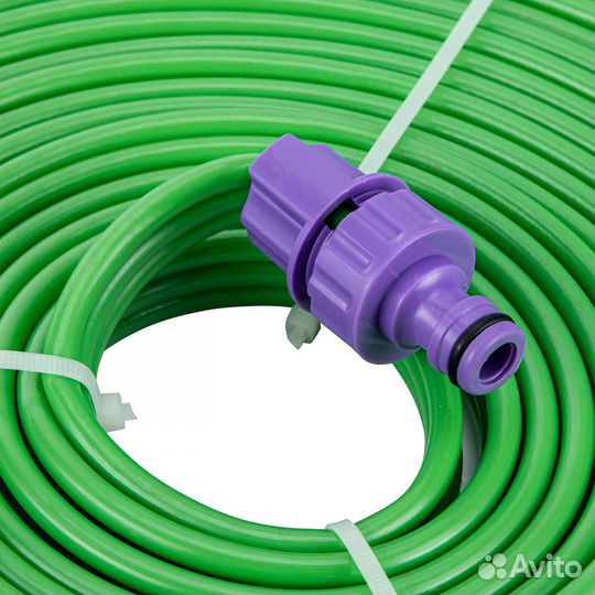 Шланг для капельного полива растений, трехрукавный