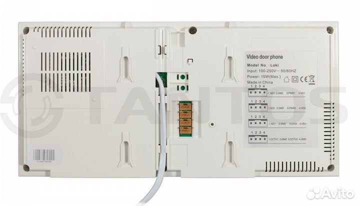 Монитор видеодомофона tantos loki