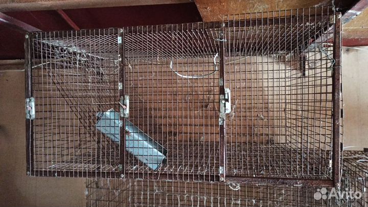 Клетка для кролика из металла