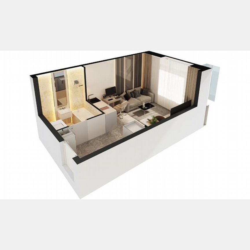 Апартаменты-студия, 22,9 м², 14/30 эт.