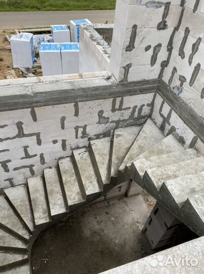 Монолитные бетонные лестницы