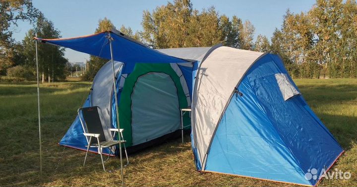 Палатка 4 местная с тамбуром