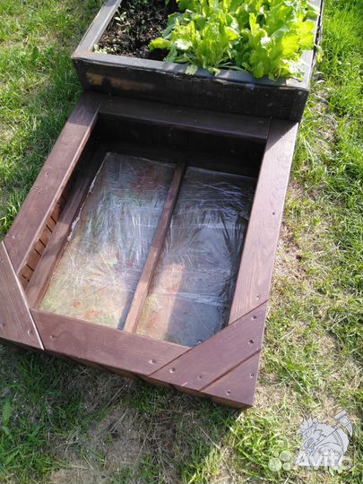 Детская песочница деревянная