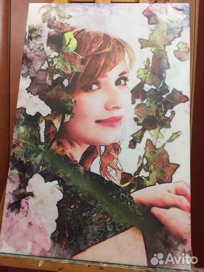 Портрет в стиле Акварель