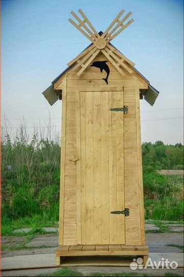 Дачный туалет с установкой Щ434