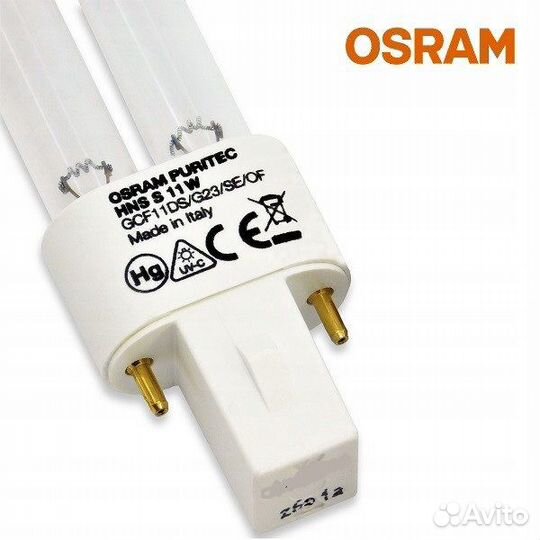 Лампа Osram 11W (дкб-11) бактерицидная