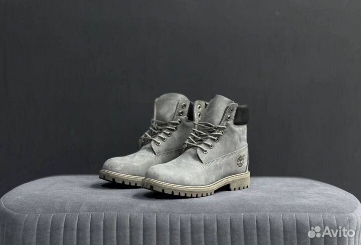 Ботинки Timberland серые