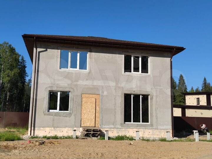 Коттедж 153,1 м² на участке 10 сот.