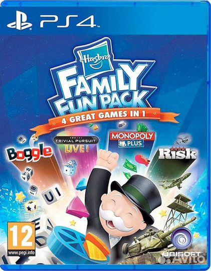 Hasbro Family Fun Pack PS4, английская версия