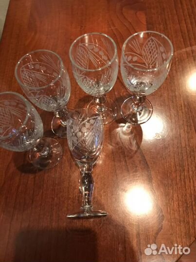 Хрустальные рюмки СССР